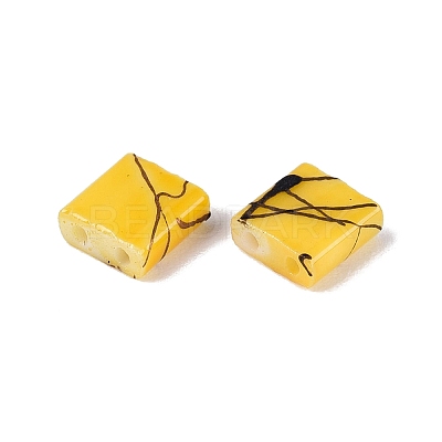 2-Hole Drawbench Glass Seed Beads SEED-S023-43C-02-1