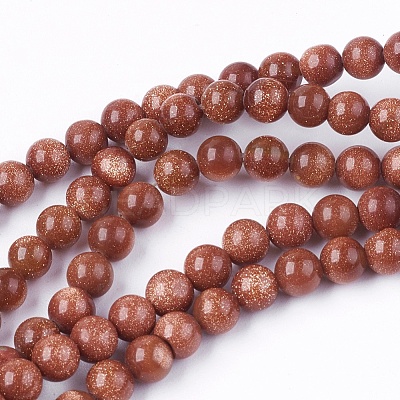 Goldstone Bead Strands G-R193-04-4mm-1