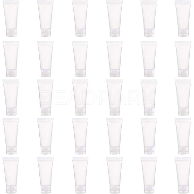 20ml Matte PE Plastic Refillable Flip Top Cap Bottles LS-MRMJ-WH0024-01A-1