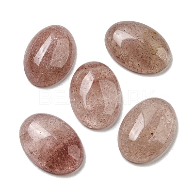 Natural Strawberry Quartz Cabochons X-G-C115-01A-18-1