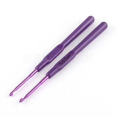 Aluminum Crochet Hooks with Plastic Handle Covered X-TOOL-R052-02-1