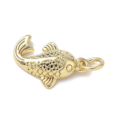 Ocean Series Brass Pendants KK-B155-14G-1