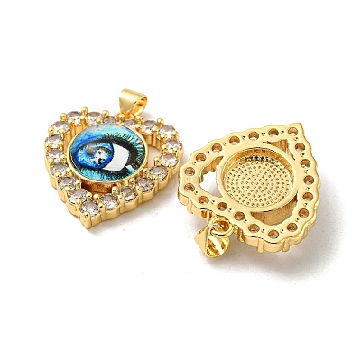 Golden Brass Pendants KK-L209-005G-08-1