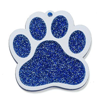 Opaque Acrylic Pendants SACR-P026-C01-1