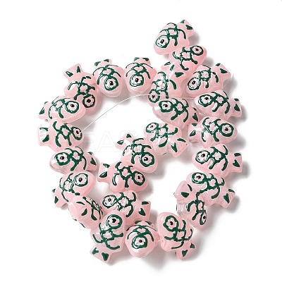 Baking Paint Glass Enamel Beads BLOW-D300-04H-1
