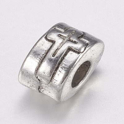 Alloy European Beads E465-S-1