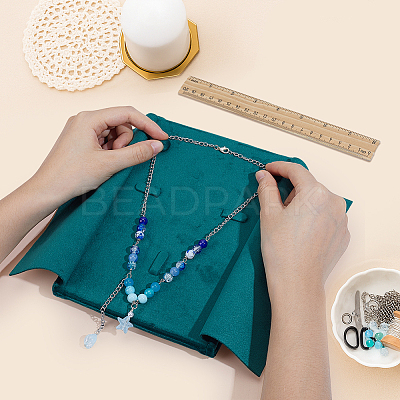 Velvet Jewelry Storage Bags with Flip Lid AJEW-WH0609-435B-1