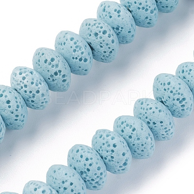 Natural Lava Rock Beads Strands G-F671-01B-18-1