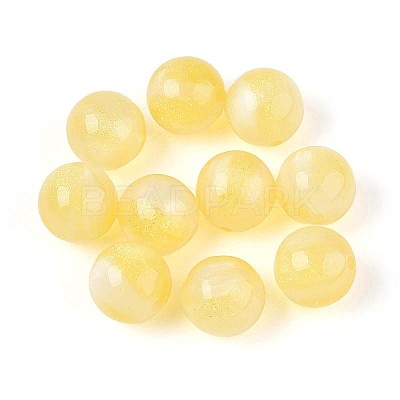 Opaque Resin UV Reactive Beads RESI-N049-10mm-08-01-1