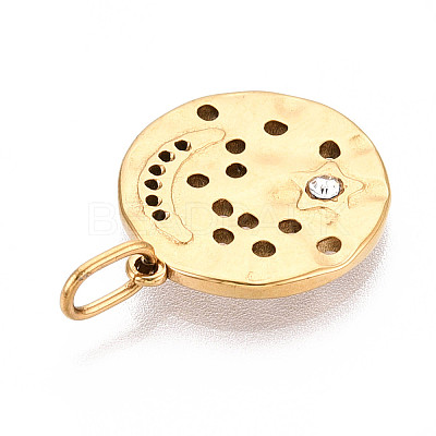 304 Stainless Steel Pendants STAS-R159-52G-01-1