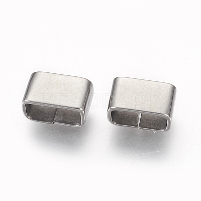 Tarnish Resistant 201 Stainless Steel Slide Charms STAS-G187-30P-1