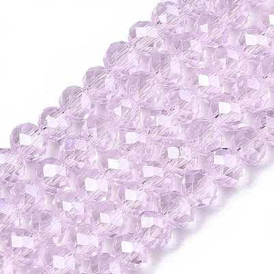 Electroplate Glass Beads Strands EGLA-A044-T4mm-A10-1