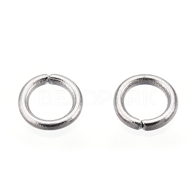Non-Tarnish 304 Stainless Steel Open Jump Rings X-STAS-R065-45-1
