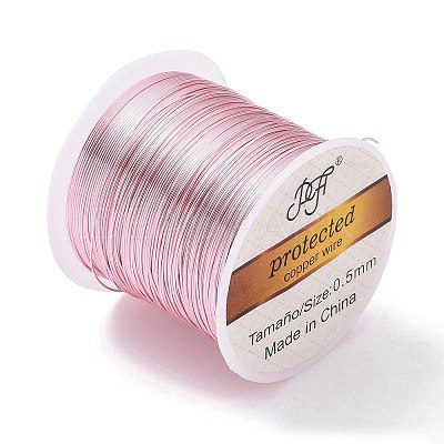 Round Copper Craft Wire Copper Beading Wire CWIR-F001-RG-0.5mm-1