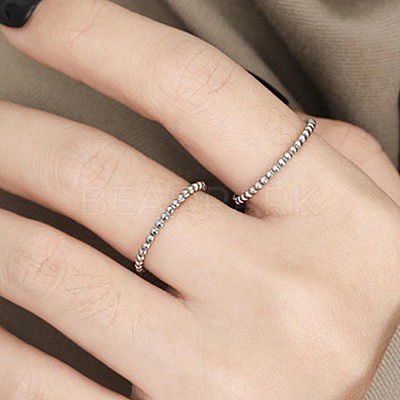 304 Stainless Steel Finger Rings for Couple FS-WG36BBF-09-1