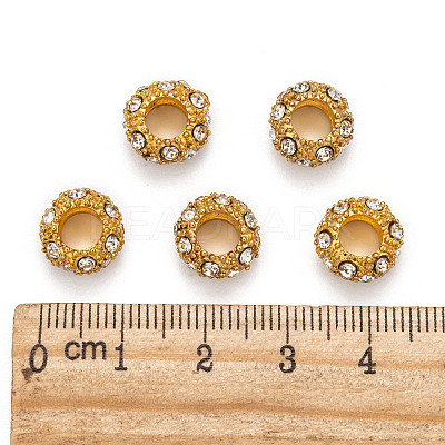 Alloy Rhinestone European Beads LS-X-CPDL-H997-3-1