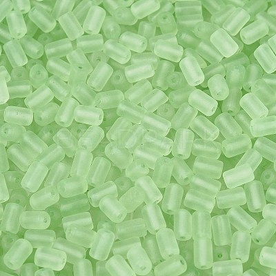 FGB Frosted Transparent Glass Seed Beads SEED-N013-05A-08-1