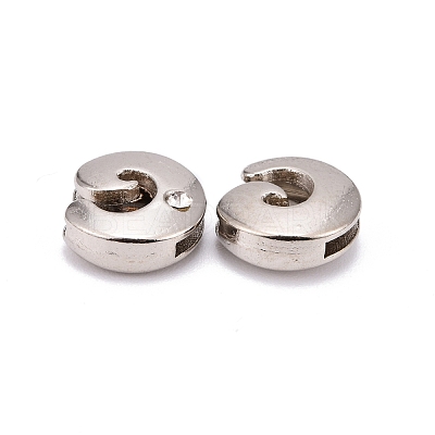 Letter Slider Beads for Watch Band Bracelet Making ALRI-O012-G-NR-1