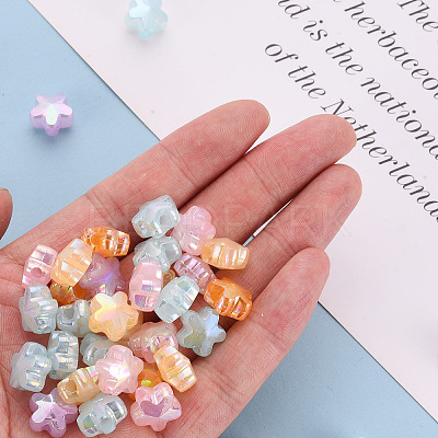 Imitation Jelly Acrylic Beads TACR-S154-46E-1