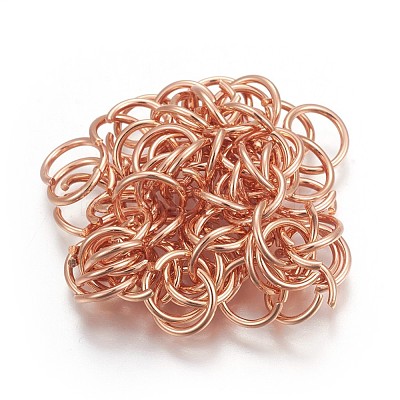 304 Stainless Steel Open Jump Rings X-STAS-F189-A-1