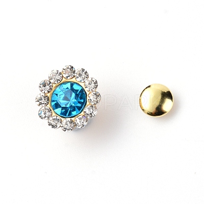 Alloy Rhinestones Rivets FIND-WH0072-63E-1