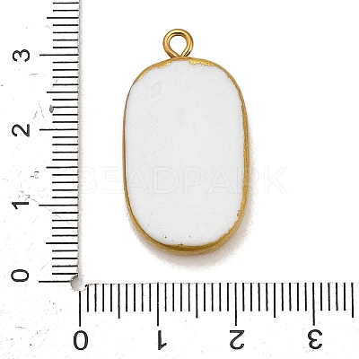 Printed Porcelain Pendants X-STAS-C183-03B-01-1