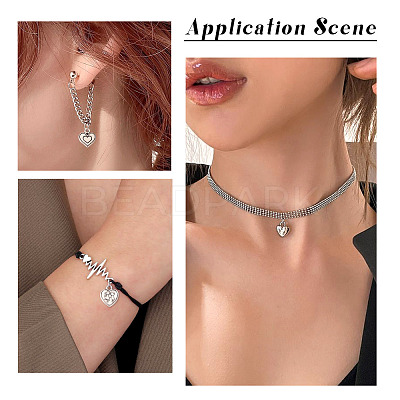 100Pcs 20 Styles Tibetan Style Alloy Pendants FIND-TA0003-59-1