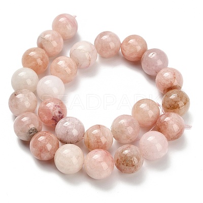Natural Pink Morganite Beads Strands G-H335-B01-16mm-1
