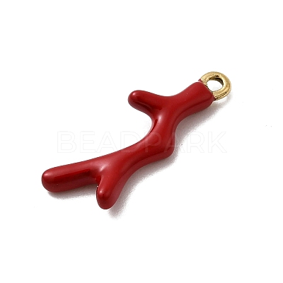 304 Stainless Steel Enamel Pendants X-STAS-I355-11G-05-1