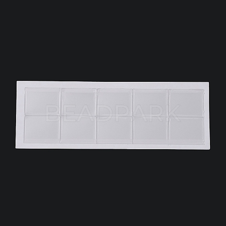Plastic Necklace Chain Adhesive Pouch for Necklace Display Cards AJEW-P088-01A-1