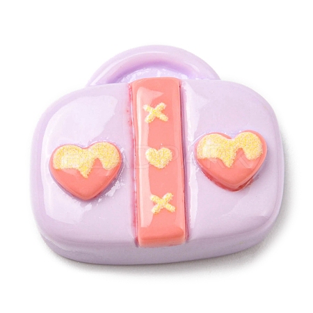 Musical Theme Opaque Resin Cabochons CRES-D008-01C-1