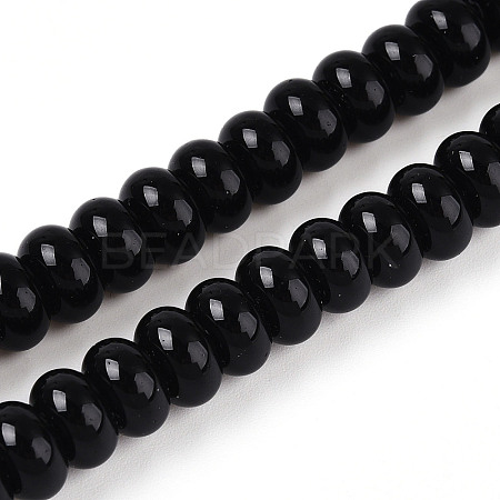 Opaque Spray Painted Glass Beads LS-GLAA-ZX008-8mm-18F-1