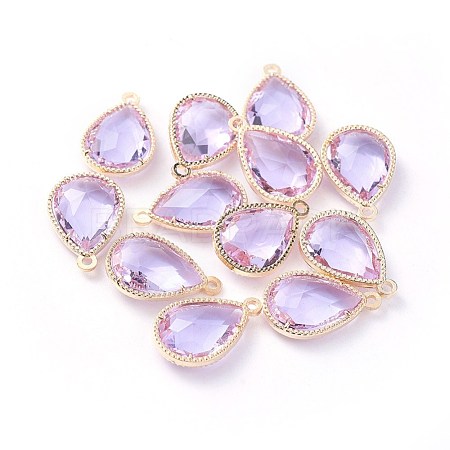 Glass Pendants GLAA-A037-G-10KC-1