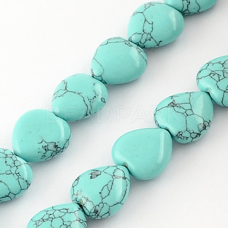 Synthetic Turquoise Bead Strands G-R190-01-1