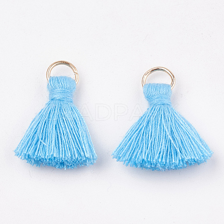 Polycotton(Polyester Cotton) Tassel Pendant Decorations FIND-S280-10-1