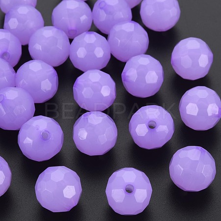 Imitation Jelly Acrylic Beads MACR-S373-97C-E04-1