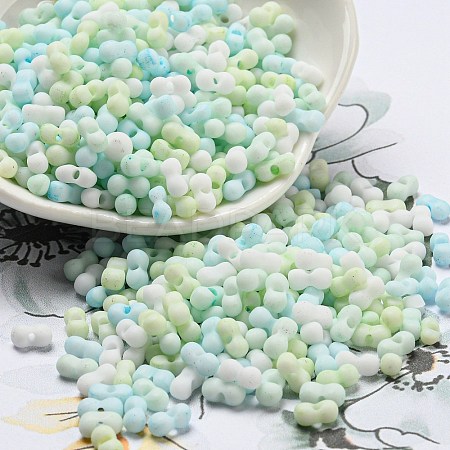 Macaron Color Opaque Frosted Glass Seed Beads X1-SEED-K009-12B-03-1