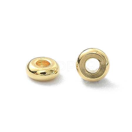 Brass Spacer Beads X-KK-P232-11G-1