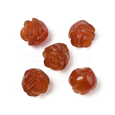 Natural Carnelian Beads G-O156-C-30-1