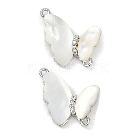 Brass Micro Pave Cubic Zirconia Pendants KK-U043-33G-01-1