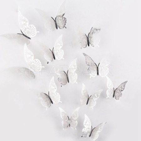 Paper Mirror Wall Stickers DIY-WH0217-02B-1