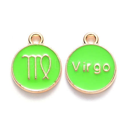 Alloy Enamel Pendants LS-X-ENAM-S124-01B-06B-1