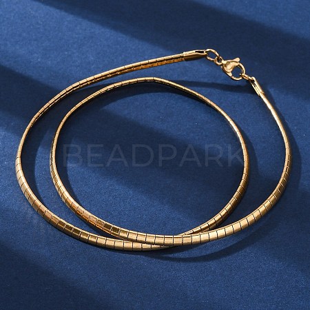 Ion Plating(IP) 304 Stainless Steel Necklaces NJEW-G310-06G-1