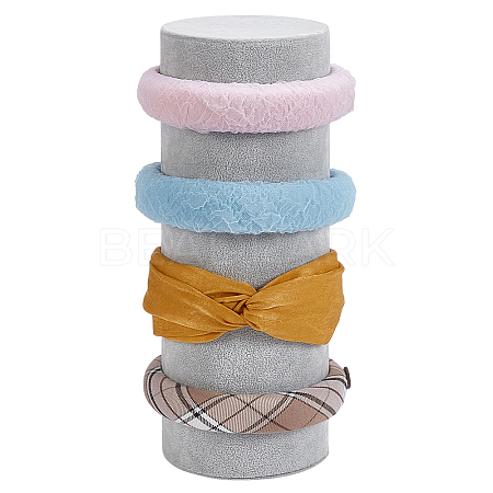 Velveteen Hairband Display Stands ODIS-WH0038-285A-1