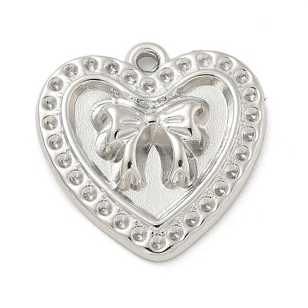 304 Stainless Steel Pendant Rhinestone Settings STAS-M082-01P-1
