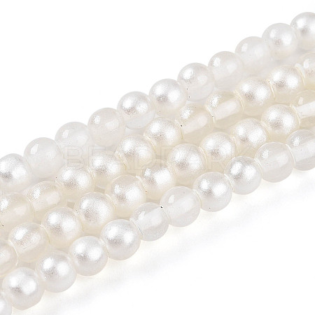 Baking Paint Transparent Glass Beads X1-DGLA-N011-4mm-01-1