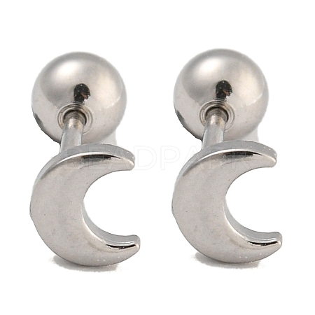 304 Stainless Steel Cartilage Earrings EJEW-B066-01C-P-1
