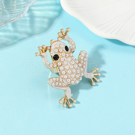 Alloy Rhinestone Finger Rings WGEA628-01-1