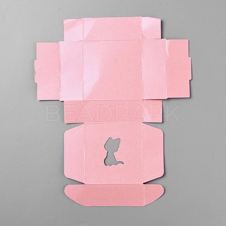 Foldable Kraft Paper Gift Boxes CON-WH0069-75A-1