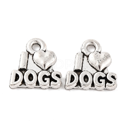Tibetan Style Zinc Alloy Pendants X-TIBEP-R334-356AS-RS-1